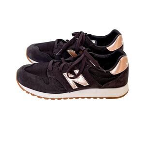 New Balance 520 Tennis Shoes Womens sz 9 J Crew Rose Gold Navy Sneakers
